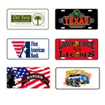 Screen Printed HI-GLOSS Aluminum License Plate