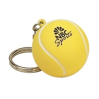 Stress ball key tag in tennis ball shape.... from ASI 30575 ZZ DROPPED -Aco...