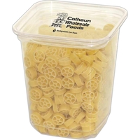 32 oz. square deli container made of biodegradable corn plastic.... from ASI...