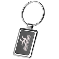Square Black & Chrome Keychains.... from ASI 39552 BEL Promo
