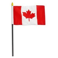 Canada flag 4" x 6" with 100% superior polyester fabric -... from ASI 45100...