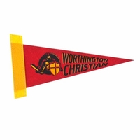 4" x 10" Colored Felt Pennant