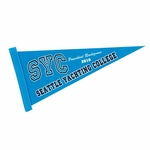 Colored Felt 8" x 18" Pennant with Strip