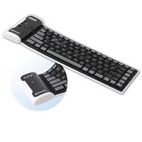 Tech Line (TM) Bluetooth - Flexible waterproof mini bluetooth keyboard.......