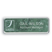 Frame badge with frame includes pins fastener and one standard screen... from...