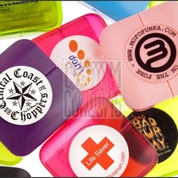Empty condom in plastic compact case.... from ASI 47929 Custom Condoms