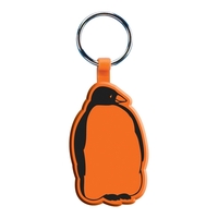 Penguin, Standing - Penguin - Unique shaped plastic key tag with... from ASI...
