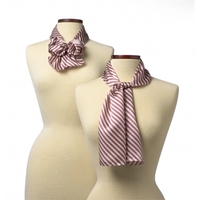 Pink and white stripe wet dye scarf for ladies.... from ASI 98085 Wolfmark