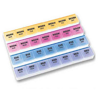 Deluxe Mediplanner - Seven day pill organizer, Spanish version.... from ASI...