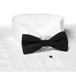 Bowtie - Black Clip On Bow Tie