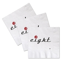 Custom luncheon facial quality 1-ply napkin... from ASI 31490 Admatch...