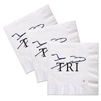 Custom luncheon facial quality 2-ply napkin... from ASI 31490 Admatch...