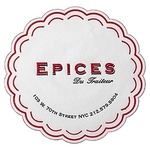 Soft Scalloped Embossed Coaster