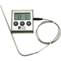 Stainless steel cooking thermometer with timer and probe.... from ASI 31570...