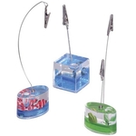 Liquid-filled memo holder