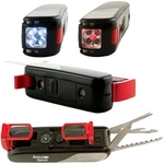 12-in-1 camping multi-tool with self-storing binoculars