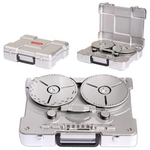 Retro-style "Reel-to-Reel" AM/FM radio with motorized tuning