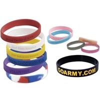 Custom silicone rubber wristband