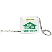 Tape measure key chain with level.... from ASI 31570 Advantage Industries /...