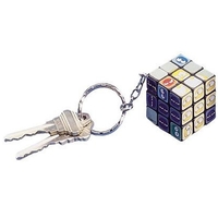 Mini twist cube keychain