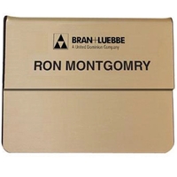Pocket name badge with fold over back.... from ASI 31570 Advantage Industries...