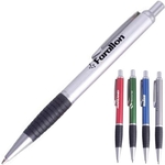 Aluminum contour-grip ballpoint pen