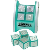 Jade acrylic perpetual desk calendar