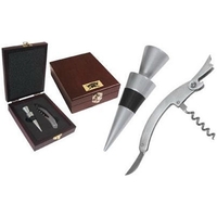 2-piece wine gift set in rosewood box