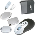 USB-powered wireless optical mouse set