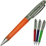 Bullet pewter translucent ballpoint