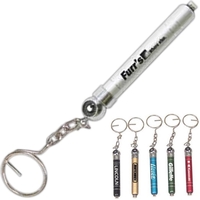 Aluminum tire gauge key ring, 10 to 50 PSI scale.... from ASI 31570 Advantage...
