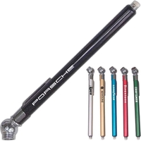 Aluminum pocket tire gauge with chrome clip, 10 to 50 PSI... from ASI 31570...
