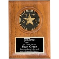 Small star medallion plaque, 7" x 9".... from ASI 31570 Advantage Industries...