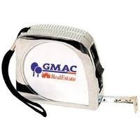 Tape measure with locking mechanism, metal tape and a belt clip.... from ASI...