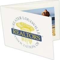 Custom printed paper photo frame and folders, 4" x 6".... from ASI 31570...