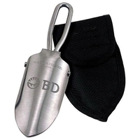 Stainless steel folding utility shovel