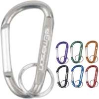 Forged aluminum carabiner key hook