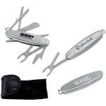 Comfort grip stainless pliers multi-tool with nylon pouch