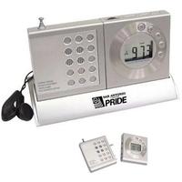 Digital FM scan sports radio with alarm clock