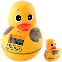 Duckie with built-in AM/FM radio and digital thermometer.... from ASI 31570...