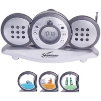 Three piece radio with detachable speakers... from ASI 31570 Advantage...