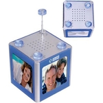 AM/FM radio photo cube