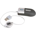 USB retractable optical mini mouse