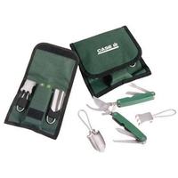 Stainless steel mini gardening set with green nylon case.... from ASI 31570...