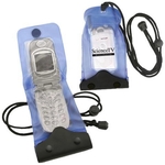 Waterproof pouch for flip-phones and valuables
