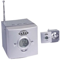 USB-powered desktop fan/clock radio