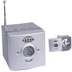 USB-powered desktop fan/clock radio