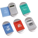 Pocket-size calculator with translucent flip-open cover