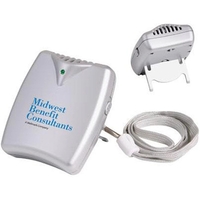 Personal ionic air refresher with neck cord