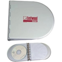 Aluminum CD/DVD holder